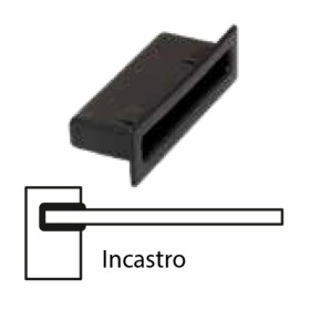SUPPORTO AD INCASTRO IN PVC P/ASTA ORTOPEDICA