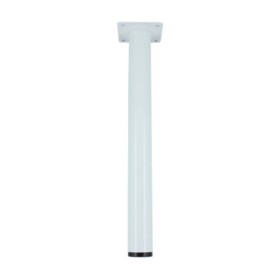 PIEDINO ACCIAIO D. 30 X H 200 MM BIANCO