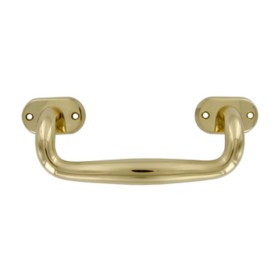 MANIGLIONE OTTONE 610 ZANCATO 240 MM LUC VERN