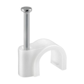 FISSACAVI PVC C/CHIODO 5 MM CONF. 100 PZ