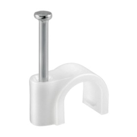 FISSACAVI PVC C/CHIODO 6 MM CONF. 80 PZ