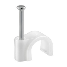 FISSACAVI PVC C/CHIODO 14 MM CONF. 40 PZ