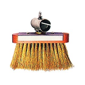 SPAZZOLA OTTONE P/FORNO 13X3 CM S/MANICO