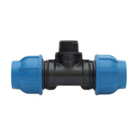 RACCORDO NYLON TEE M D 25 X 1/2 X 25 MM*