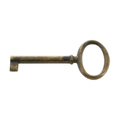 CHIAVE P/MOBILI 33706 34X73 MM OTTONE ANTICATO**