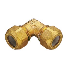 GOMITO OTTONE DOPPIO BICONO 16X1/2