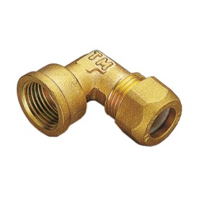 GOMITO OTTONE BICONO F/GAS 10X1/2 PES