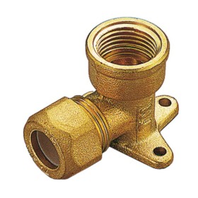 GOMITO OTTONE FLANGIATO BICONO F/GAS 14X1/2