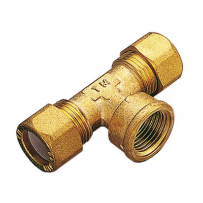 TEE OTTONE DUE BICONI - F/GAS 14X1/2