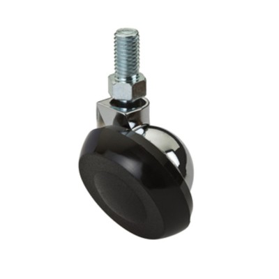 RUOTA SEMISFERICA D 40 MM C/PERNO 8MAX15 CROMO**