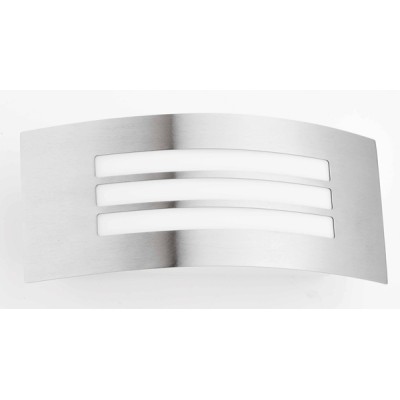 Applique raven acciaio e14 ip44