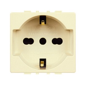 TONDO ECL 2550 PRESA SCHUKO BIPASSO 10/16A