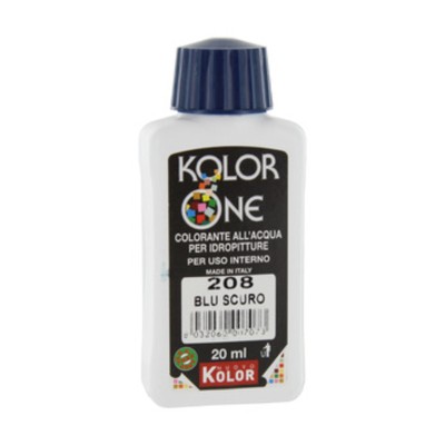 COLORANTE KOLOR ONE 20 ML BLU SCURO 208