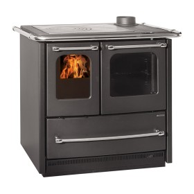 CUCINA LEGNA 7,5 KW SOVRANA EASY EVO 2.0 ANTRACITE