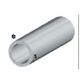 PROFILO ARGENTO H.100 CM TUBO TONDO 12X1 MM*