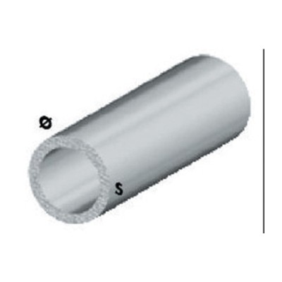 PROFILO ARGENTO H.100 CM TUBO TONDO 12X1 MM*