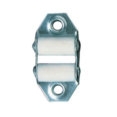 GUIDACINGHIA FERRO VERTICALE C/RULLINI PLASTICA**