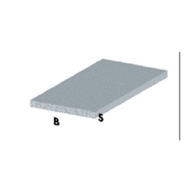 PROFILO ARGENTO H.100 CM PIATTO 30X2 MM*