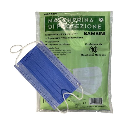 MASCHERINA CHIRURGICA BAMBINO PZ 10