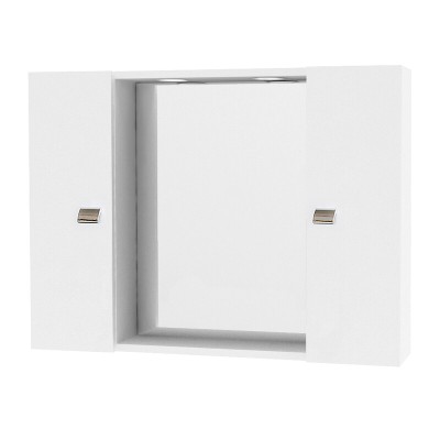 SPECCHIO DA BAGNO 198 A 2 ANTE BIANCO