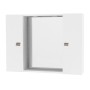 SPECCHIO DA BAGNO 198 A 2 ANTE BIANCO
