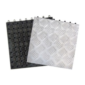 PIASTRELLA ALLUMINIO ANTISCIVOLO CM.30X30