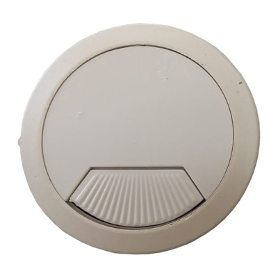 BOCCHETTA PASSACAVI D 60 MM PLASTICA GRIGIO