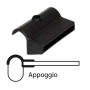 SUPPORTO AD APPOGGIO IN PVC P/ASTA ORTOPEDICA