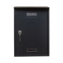 CASSETTA POSTALE C/TETTO E CIL 22X7X33 CM ANTRACITE
