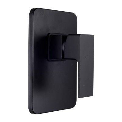 SERIE ELEGANT MISCELATORE INCASSO DOCCIA NERO OPACO