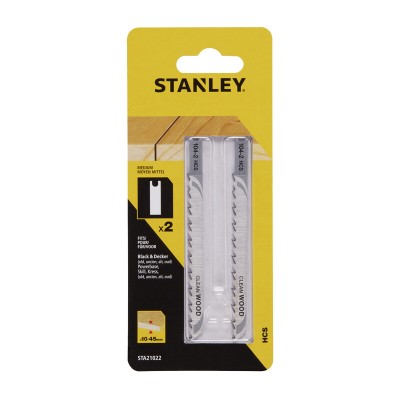 PIRANHA STANLEY STA21022 (X21083) 2 LAME LEGNO T/MEDIO ATT. AD U