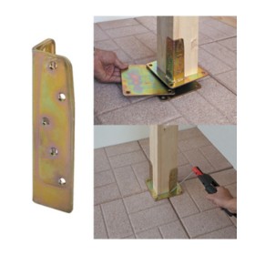 PIASTRA 800/A ANGOLARE RINF ACC TROP 140X40X40 MM