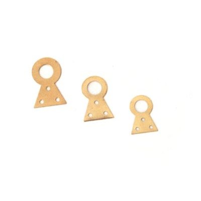 Attaccaglie fisse confezionate ottonate N.3 (PZ. 200)