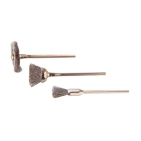 POGGI 476.00 3 MINI SPAZZOLE ACCIAIO GAMBO 3 MM