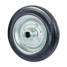 RUOTA INDUSTRIALE D 85 MM GOMMA C/CUSCIN EXP