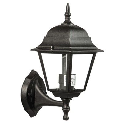 Applique allum.nero v.alto e27