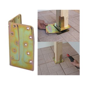 PIASTRA 800/A ANGOLARE RINF ACC TROP 140X80X80 MM