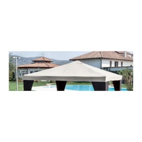 C TOP RICAMBIO P/GAZEBO LEGNO 3X4 POLIEST BIANCO