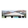 C TOP RICAMBIO P/GAZEBO LEGNO 3X4 POLIEST BIANCO