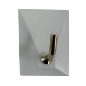 GANCIO ADESIVO PLASTICA 1 POSTO**