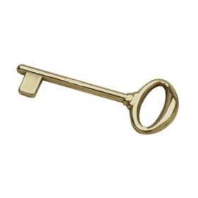 CHIAVE CLASSICA OTTONE LUCIDO P/PORTE