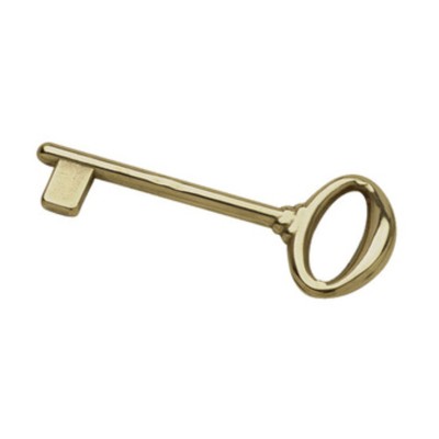 CHIAVE CLASSICA OTTONE LUCIDO P/PORTE