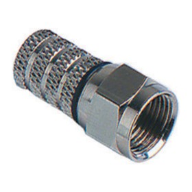 CONNETTORE A VITE TIPO F P/CAVO SAT TV 6,40MM