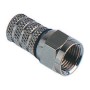 CONNETTORE A VITE TIPO F P/CAVO SAT TV 6,40MM