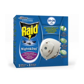 ANTIZANZARE RAID NIGHT DAY BASE E 1 RICARICA