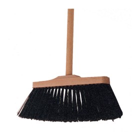 SCOPA INDUSTRIALE 27 CM SUPPORTO LEGNO S/MANICO