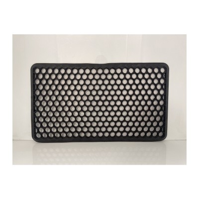 ZERBINO NIDO DAPE NERO C/BORDO 41X71 CM