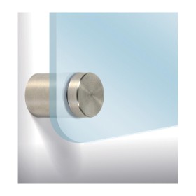 BL DISTANZIALE P/TARGA D 19X25 MM NICHEL SAT 4 PZ