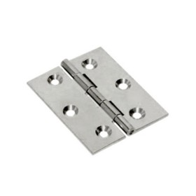 CERNIERA FRESATA PIANA NICHEL SATIN 50X40 MM