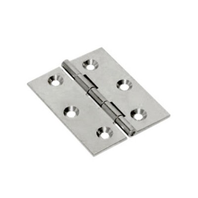 CERNIERA FRESATA PIANA NICHEL SATIN 60X50 MM